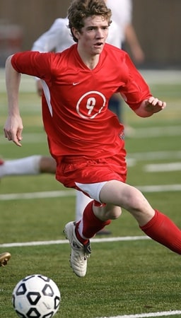 picture of player playing soccer